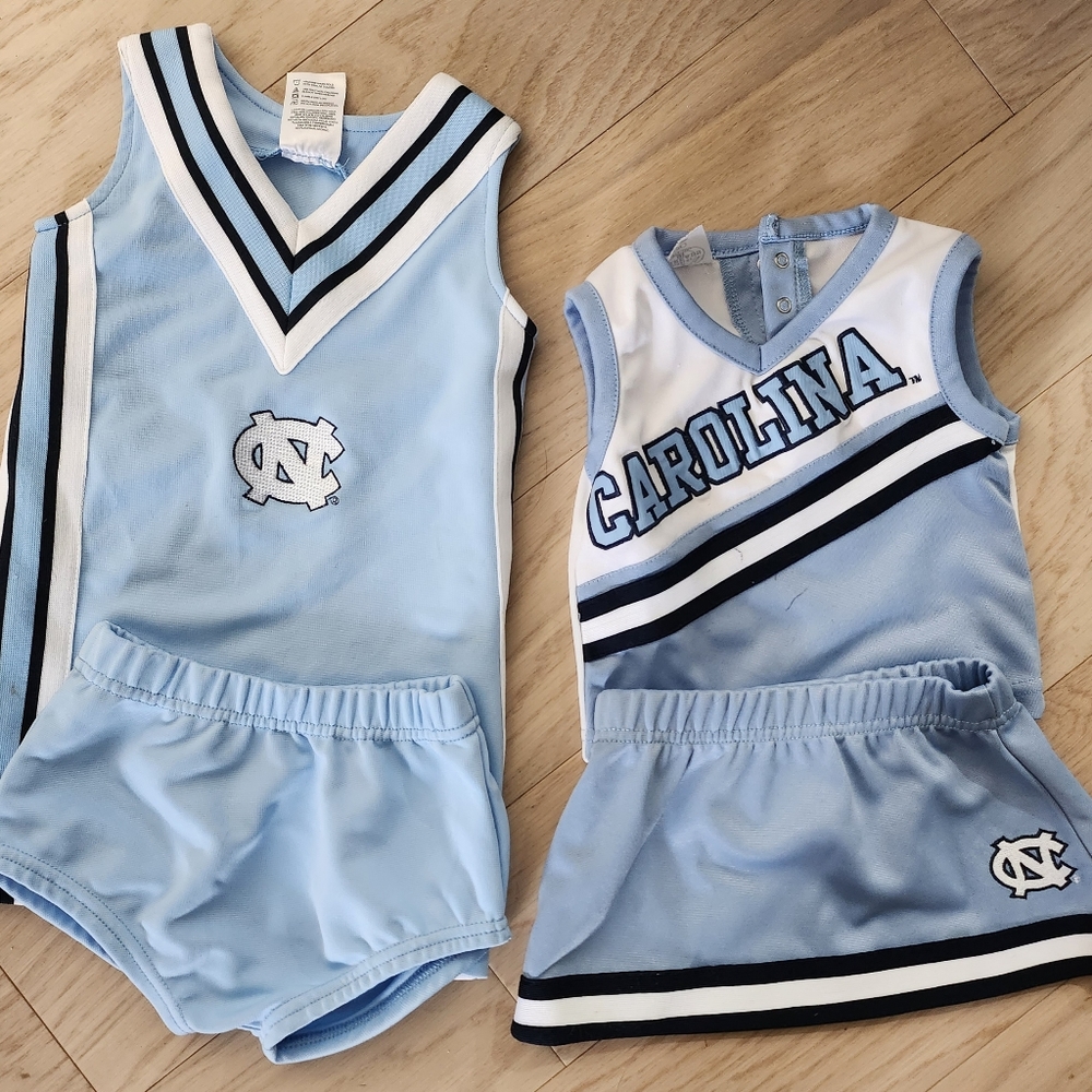 UNC Cheerleading Outfits 3T and 12M